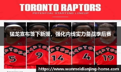 猛龙宣布签下新援，强化内线实力备战季后赛